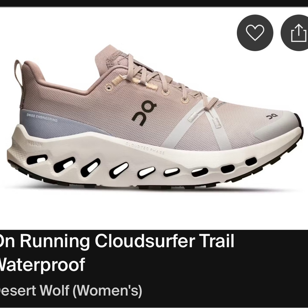 On Running Women's Cloudsurfer Trail Sneakers - Desert Wolf